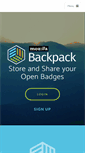 Mobile Screenshot of beta.openbadges.org