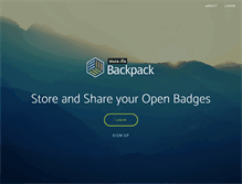 Tablet Screenshot of beta.openbadges.org